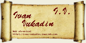 Ivan Vukadin vizit kartica
